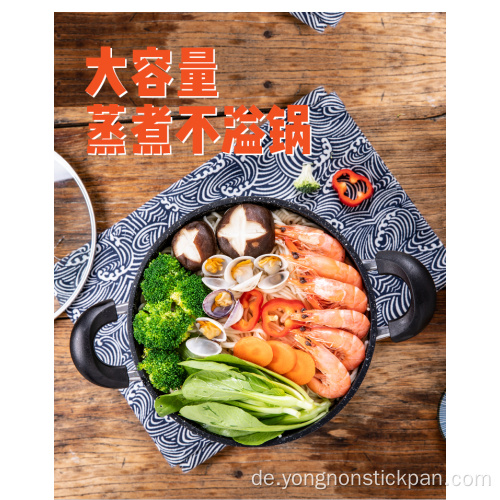 Hochwertiger universeller tiefer Suppentopf im japanischen Stil